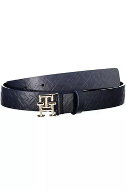 Blue Leather Belt